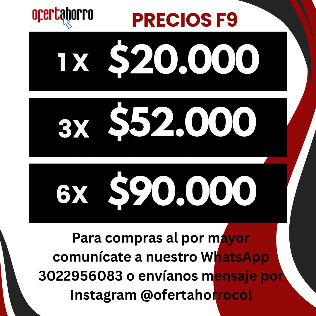 Auriculares F9 TWS Bluetooth