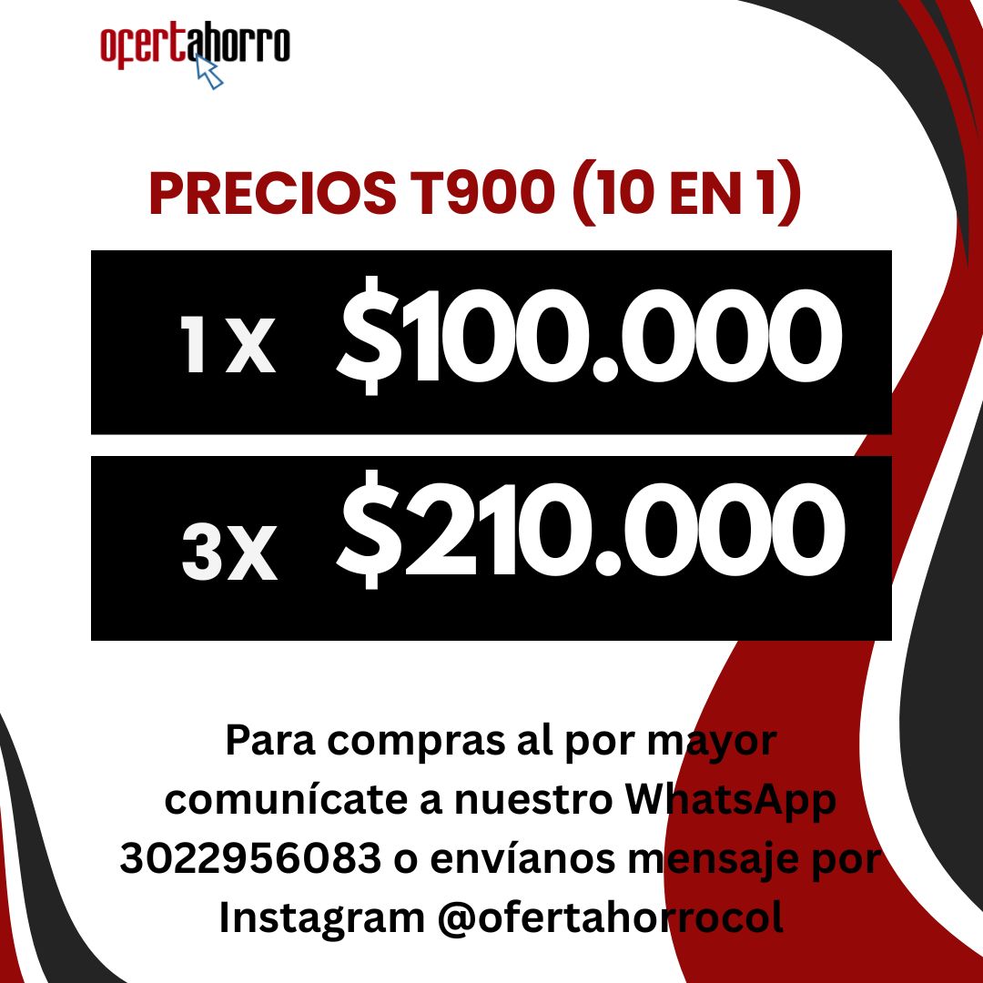 Smartwatch T900 Ultra 2 Max Suit 10 En 1