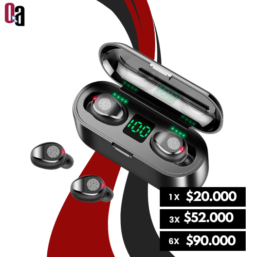 Auriculares F9 TWS Bluetooth